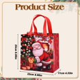 thumbnail image 3 of Clearance Under $1 Christmas Non-Woven Gift Bag with Handles - Red, 3 of 5