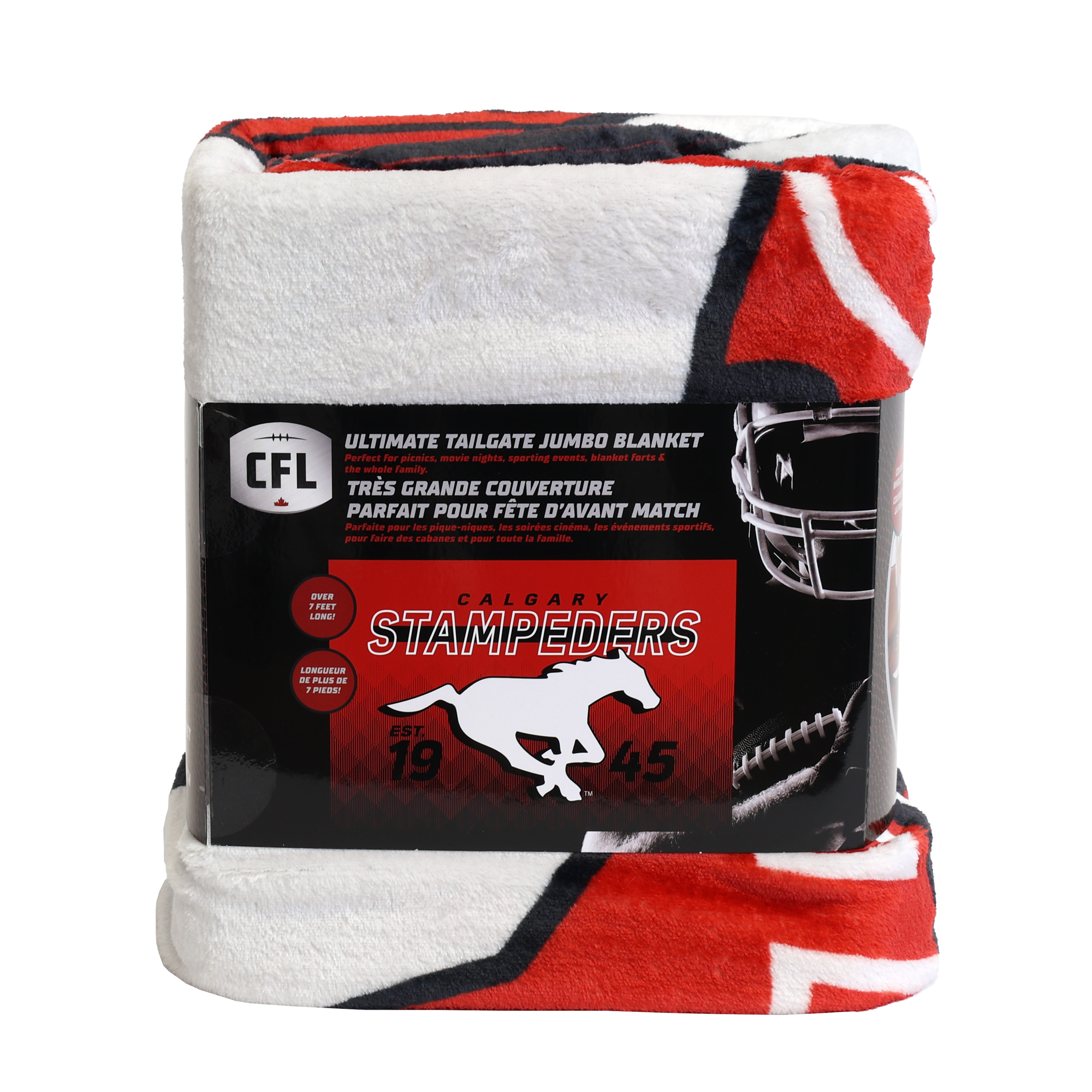 CFL Calgary Stampeders Family Blanket, 62" x 90"