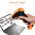 thumbnail image 3 of Lecteur de Codes-Barres 1D Portable USB Filaire Lecteur de Codes Manuel Support de Scanner Papier/écran Compatible avec Windows Android iOS Système pour Supermarché Bibliothèque Logistique Entrepôt, 3 of 8