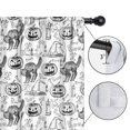 thumbnail image 4 of Blackout Kids Curtains,Halloween Doodle Icons Pattern Childrens Insulated Curtains Set Of 2,Bedroom Essentials,Toddler Room Decor 42"x54", 4 of 5