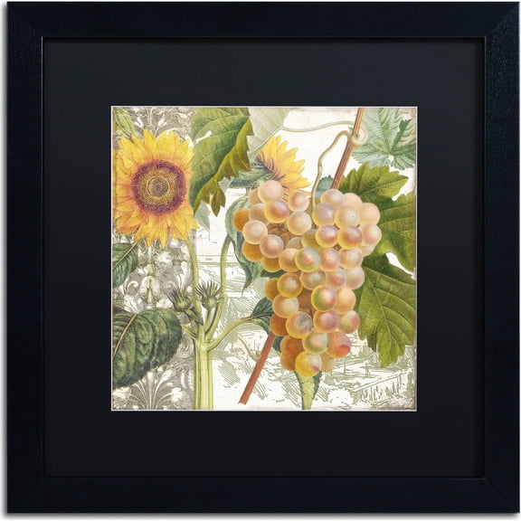 Trademark Fine Art "Dolcetto IV" Canvas Art by Color Bakery, Black Matte, Black Frame