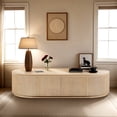 thumbnail image 2 of Meridian Furniture Moana Natural Wood Storage Coffee Table, 2 of 9