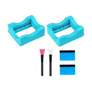 MECOLOUR 3 PCS Cup Cradle for Crafting Supplies with Felt Edge Squeegee and  Tape Measure, Non-Slip Silicone Tumbler Cradle for Cricut Mug Press