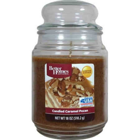 Better Homes And Gardens 18 Oz Candle Cand Caramel Pecan