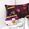 thumbnail image 4 of Lsque Geometry Dash Pattern Bedding Waterproof Pillow Protector Zippered Queen – Bed Bug Proof Pillow Encasement-16"x24", 4 of 6