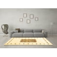 thumbnail image 3 of Ahgly Company Indoor Round Solid Brown Modern Area Rugs, 7' Round, 3 of 4