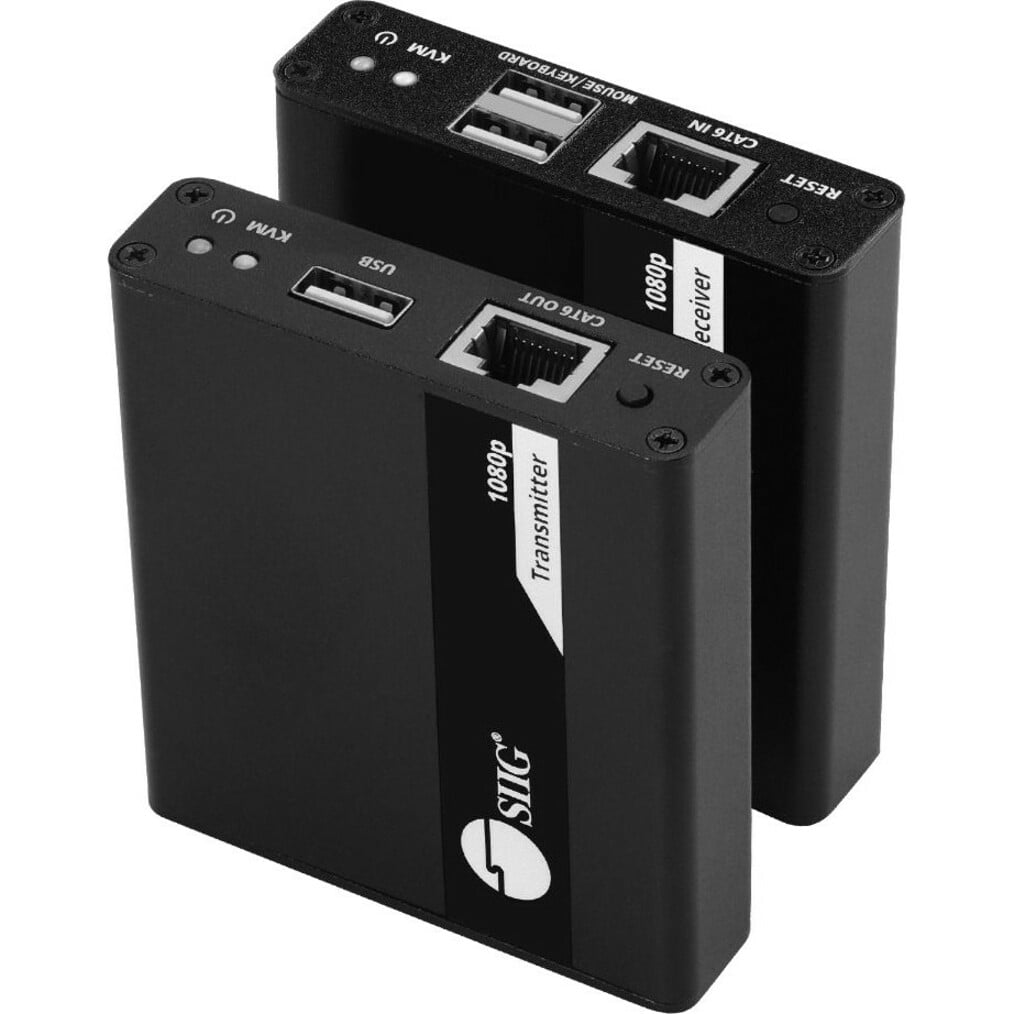 SIIG 1080p HDMI USB KVM Over Cat6 Extender, 70m