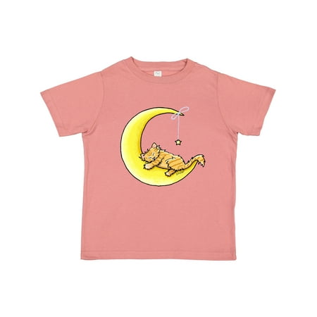 

Inktastic Tabby Kitty Lunar Love Gift Toddler Boy or Toddler Girl T-Shirt