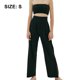 thumbnail image 2 of Hukapapa Conjuntos de Entrenamiento para Mujer Conjuntos de Yoga Deportivos sin Mangas de 2 Piezas, Ropa Deportiva de Baile Sexy,Negro,S,, 2 of 7