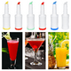 thumbnail image 4 of Botella y recipiente coloridos con boquilla para verter jugo: mezclar, verter y almacenar, artículos de bar de plástico, 4 of 5