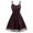 Wine, variant on Womens Gothic Punk Dresses Sleeveless Camisole Skull Print Lace Swing Dress Halloween Steampunk Dress Goth Clothes(Wine, M)