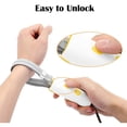 thumbnail image 5 of Dog Leash for Small Dogs 6ft Nylon Dog Leash Reflective Strong Dog Leash Running Training Puppy Dog Leashes Retractable for Medium Dogs with Handle One-Key Lock Explosion-Proof, 5 of 8