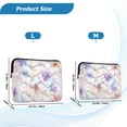 thumbnail image 4 of FORMRS 15-15.6 inch Laptop Sleeve Case Soft Carrying Quilted Computer Bag Cover, Purple Flower Pattern, 4 of 7