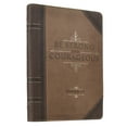 thumbnail image 5 of Strong and Courageous Antiqued Zippered Classic LuxLeather Journal - Joshua 1:9, 5 of 7