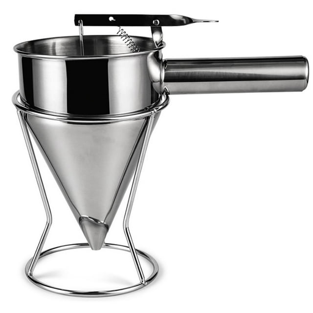 Piston en Acier Inoxydable avec Support, Distributeur de Pâte, Crème, pour Cuisine Maison