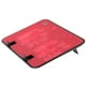 thumbnail image 2 of EeaseMX Enfriador para portátil de 14 pulgadas, 5 V, doble ventilador, USB, externo, almohadilla de enfriamiento, soporte delgado, panel metálico silencioso (rojo), 2 of 7