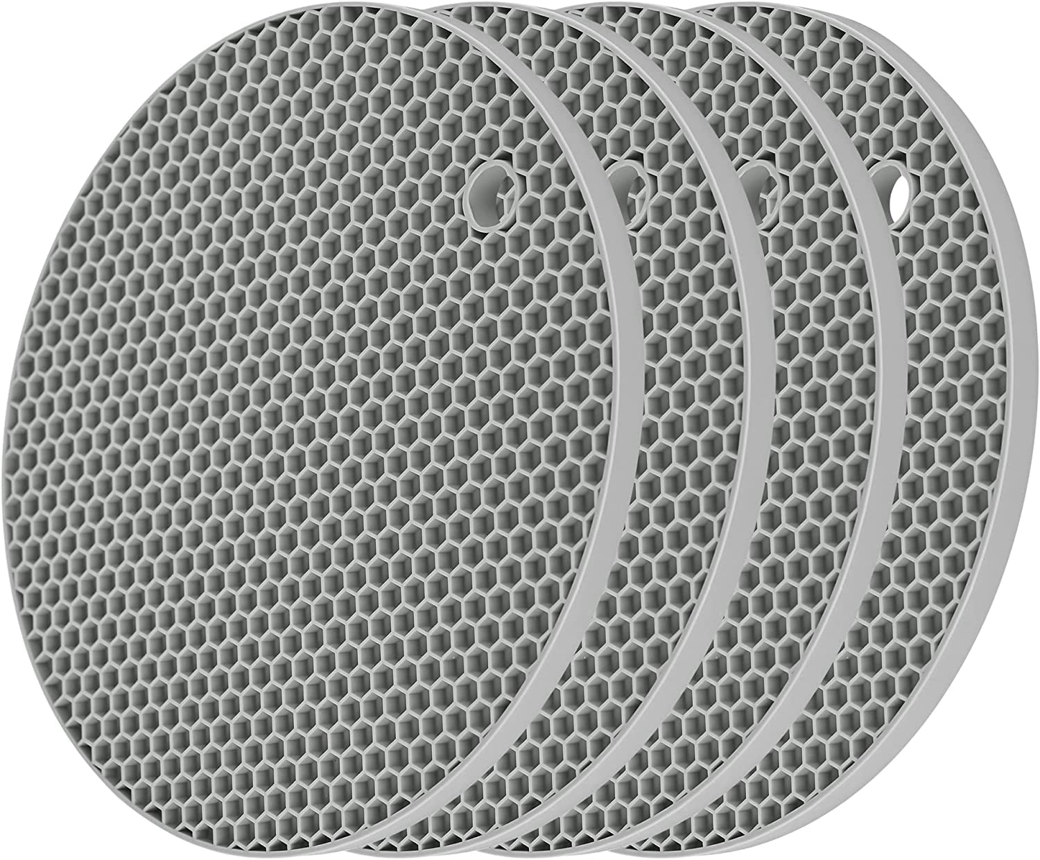 Trivets for Hot Dishes, Siicone Trivet Mat Hot Pads for Kitchen
