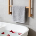 thumbnail image 6 of Kyusrd Hand Towels for Bathroom,Cotton Soft Absorbent Decorative Hand Towel for Face Spa Bath Gym Kitchen,Gray,33x73cm, 6 of 6