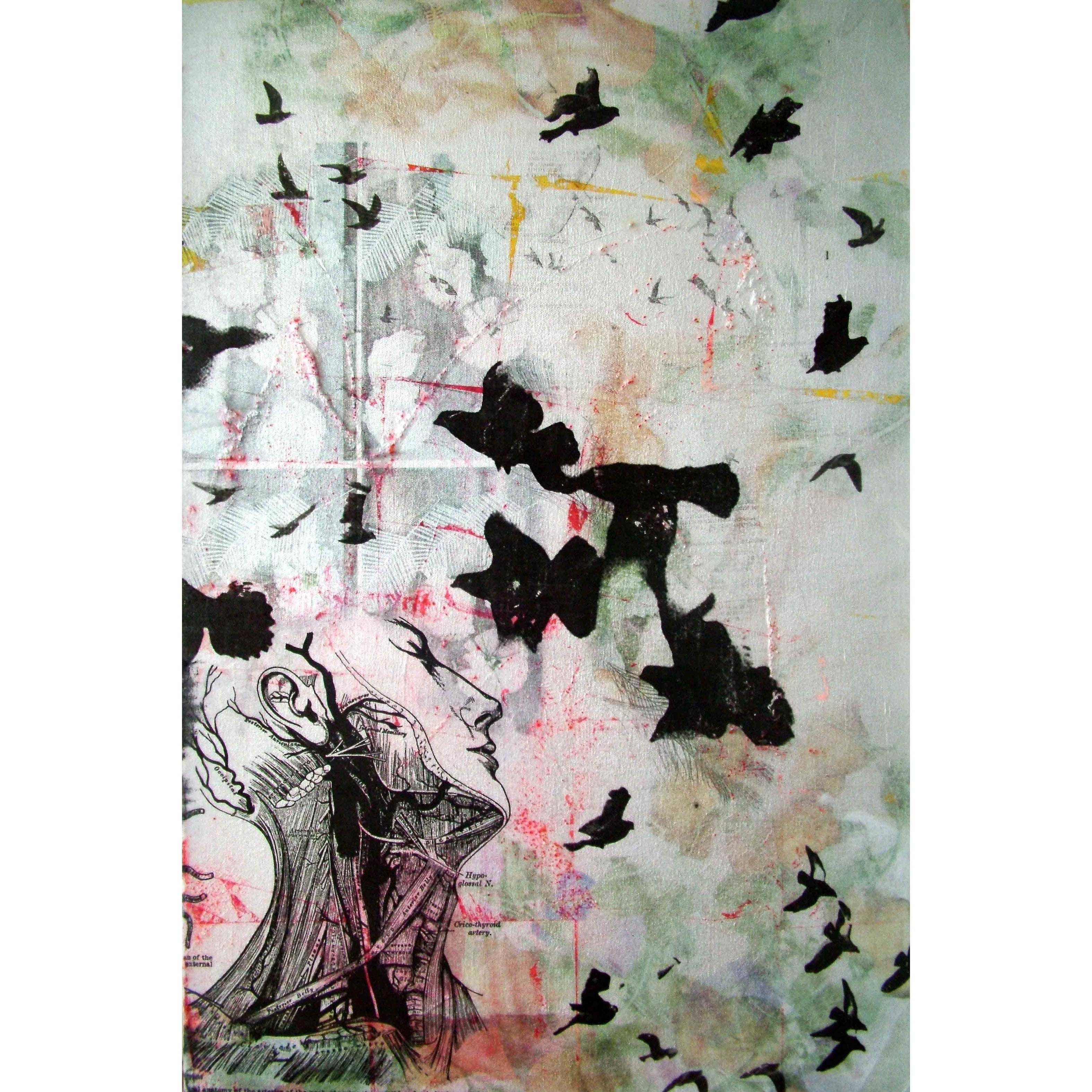 Marmont Hill "The Dreamer" by Tracy Silva Barbosa Painting Print on Canvas