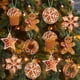 thumbnail image 5 of Adornos colgantes para árbol de Navidad, Bola de espuma, copo de nieve, hombre de jengibre, decoraciones navideñas para el hogar, Año Nuevo, 1/6 piezas, 2025, 5 of 5