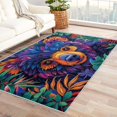 thumbnail image 1 of 2x3 Rugs Bear Area Rug, Colorful Carpet for Living Room Bedroom Entryway Animal Patterned Indoor Home Decor, Non Slip Soft & Low Pile Small Washable Rug ZJ&646, 1 of 7