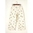 thumbnail image 6 of TinyCribz Chic Western Mallard Print Jeans for Women - Beige Casual Cotton Blend Shift Denim 16, 6 of 12