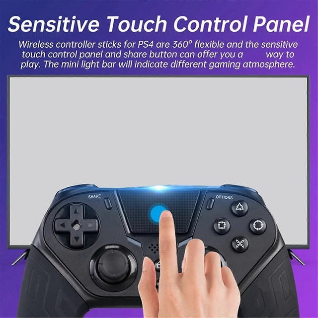 Wireless Bluetooth Controller for / Slim/Pro Game Console Joystick Gamepad with Turbo Programmable Button-