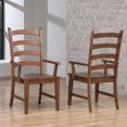 thumbnail image 6 of Home Furniture Brook Brown Arm Chair (Set Of 2), 6 of 6