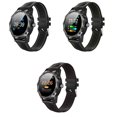 thumbnail image 2 of Reloj de pulsera con frecuencia cardíaca Bluetooth 4.0, resistente al agua, para exteriores, esfera redonda, presión arterial, oxígeno, reloj deportivo Yuarrent DZ7748-01, 2 of 2