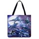 thumbnail image 4 of Atrapasueños Animal Impreso Hombro Shoppingbag Casual Bolso De Mano Grande Likrtyny Arte Deco, 4 of 4