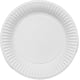 thumbnail image 1 of Platos de papel desechables de primera calidad para fiestas, paquete de 100, 22 cm (9 in), platos de papel resistentes para comidas frías y calientes, 1 of 4