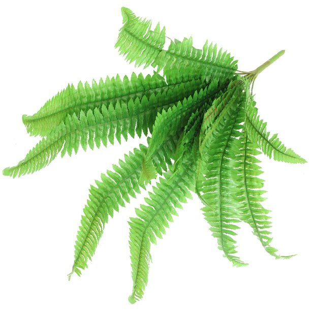 AURARMLET Planta Colgante Artificial De Helecho Verde Para Interior Y Sesiones Fotográficas