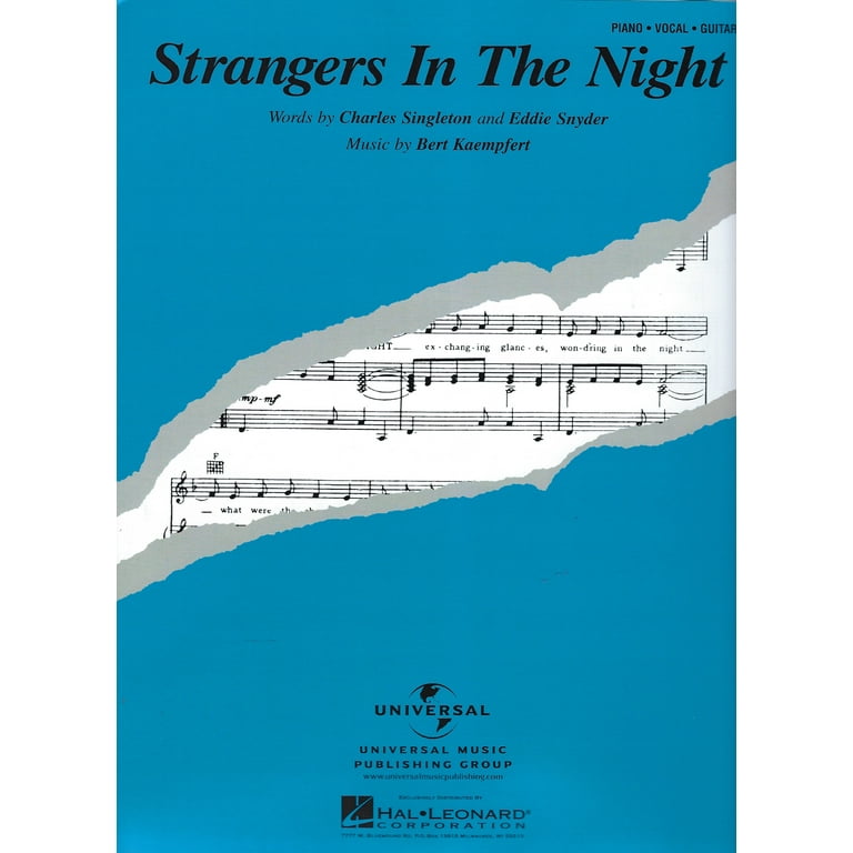 Frank Sinatra Strangers in the Night Sheet Music 