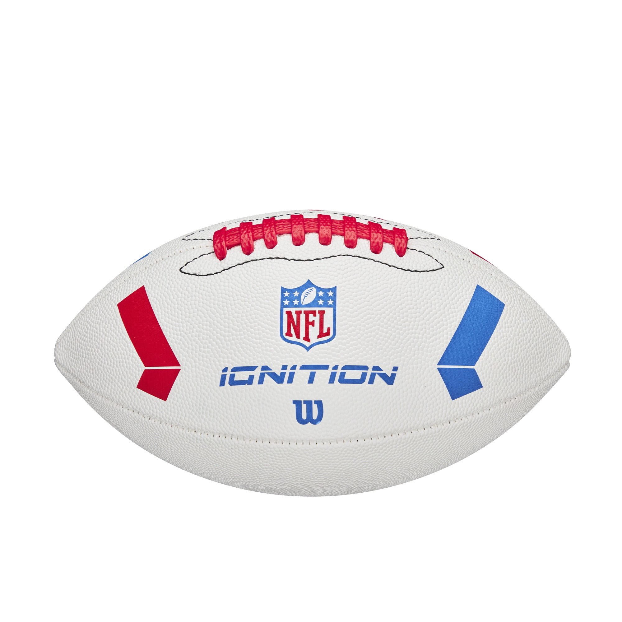 Wilson NFL Ignition Junior Size Football – Red/White/Blue