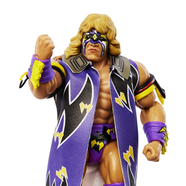 WWE Wrestling Ultimate Warrior Retro-Style Action Figure, 80s