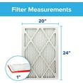 thumbnail image 3 of Filtrete 20x24x1 AC Furnace Air Filter, MERV 11, MPR 1000, Micro Allergen Defense, 3-Month Pleated 1-Inch Electrostatic Air Cleaning Filter, 2 Pack Actual Size 19.81 x 23.81 x 0.81 in, 3 of 8
