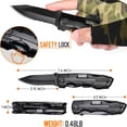 thumbnail image 4 of Regalos para hombres, él, papá, cuchillo multiherramienta de bolsillo, calcetines de Navidad, regalos de cumpleaños de aniversario para marido, novio, novio, padrinos de boda, regalos para el día del, 4 of 5