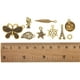 thumbnail image 3 of 100 piezas de dijes colgantes de oro antiguo, dijes para hacer joyas, mezcla de dijes antiguos, pendientes, collar, pulsera, fabricación de joyas DIY (2), 3 of 4