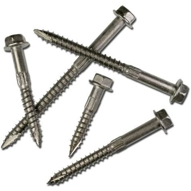Outdoor Simpson Structural Screws SDS25600R10 1/4Inch by 6Inch with