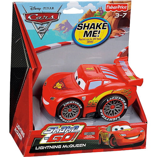  Voiture Shake & Go Motif Cars 2 Flash McQueen Fisher-Price  