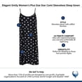 thumbnail image 5 of Elegant Emily  Star Cami Sleeveless Sleep Gown (Women's Plus), 5 of 5