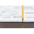 thumbnail image 4 of Transitional 2x8 Area Rug (2'3'' x 7'6'') Floral Ivory, Gray Indoor Runner Easy to Clean, 4 of 7