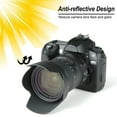 thumbnail image 3 of Uxcell 52mm Camera Lens Hood, Reversible Flower Lens Hood Protector with Cloth, 3 of 6