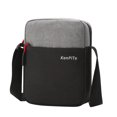 thumbnail image 1 of Bolso de mensajero Bolso de hombro impermeable de nailon Bolso bandolera al aire libre con cremallera ajustable, Negro Eigraketly AP000919-02, 1 of 7