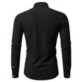 thumbnail image 4 of Elastic Shirt New Men's Business and Leisure Long Sleeved Shirt Slim Fit Professional Dress Best-selling Seasonal Style, 4 of 4