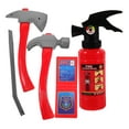 thumbnail image 1 of MOVTOTOP Trousse d'Outils de Pompier Rouge en ABS Durable pour Enfants, Ensemble de 5 Pcs Qui Améliore l'Éducation à la Sécurité, 1 of 8
