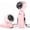 Millennial Pink, variant on Portable Handheld Turbo Fan, 5 Gear Wind, Battery Operated, Up to 12 Working Hours, 3 IN 1 Hand Fan with Air Turbo Tech Cooling Fan for Outdoor Activities, Travel, Working