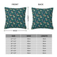 thumbnail image 6 of Wukai Frog and Mushrooms Premium Polyester Fleece Pillow Covers with Hidden Zipper Closure,Luxuriously Soft and Durable-26"x26", 6 of 7