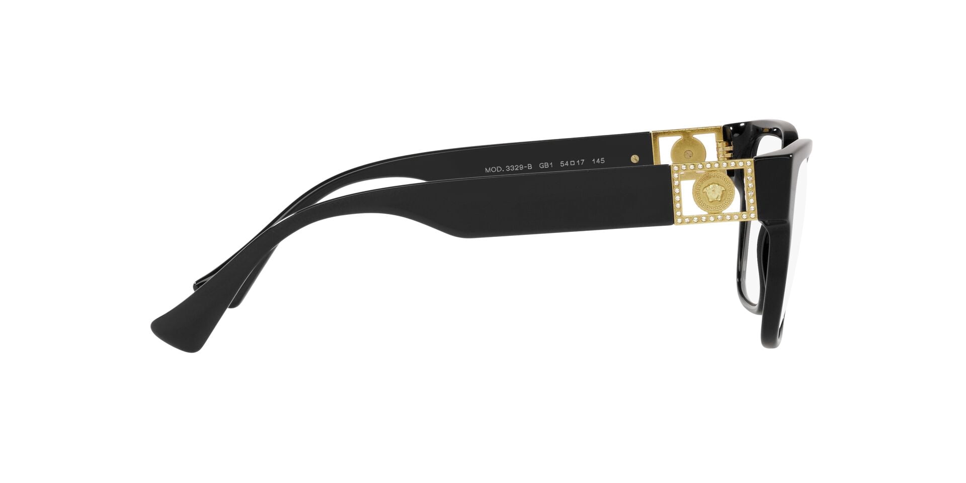 VERSACE VE3329B GB1 Black Demo Lens 54 mm Women's Eyeglasses