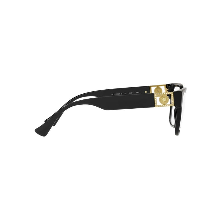 Versace VE3329B GB1 Black Eyeglasses 54mm - Walmart.com